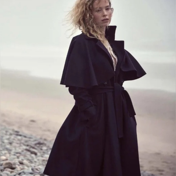 Dôen Bolton Coat with Cape, Wool, Small - Picture 9 of 11